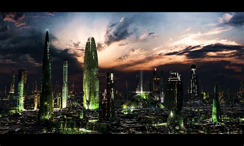 Futuristic City 3 test by rich35211 on DeviantArt