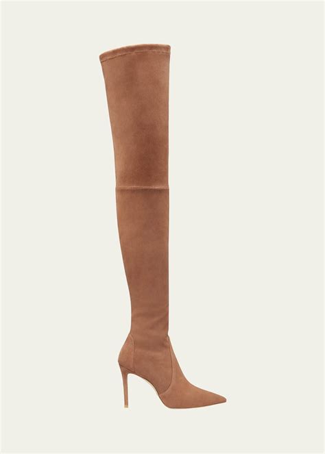 Stuart Weitzman Ultrastuart Over-The-Knee Suede Boots - Bergdorf Goodman