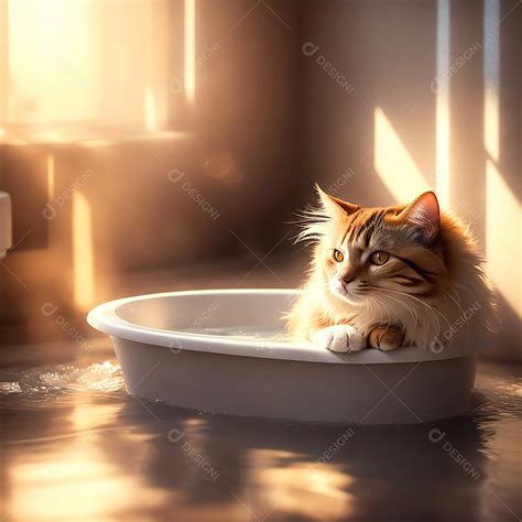 Gatinho Que Toma Banho - Lindo gatinho tomando banho [download] - Designi