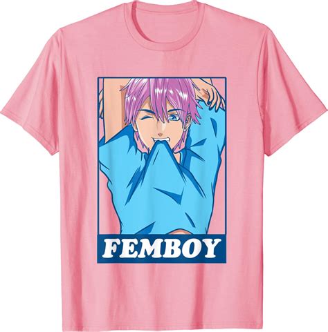 Buy Femboy Anime Boy Aesthetic Crossdressing Yaoi Pastel T-Shirt Online