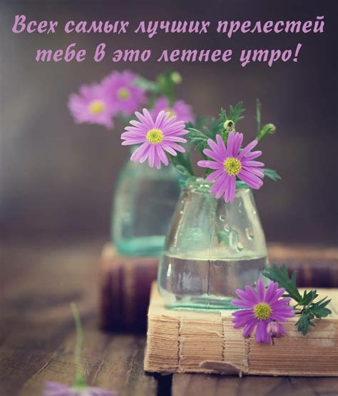 Картинки с надписями. Всех самых лучших прелестей тебе в это летнее утро!.