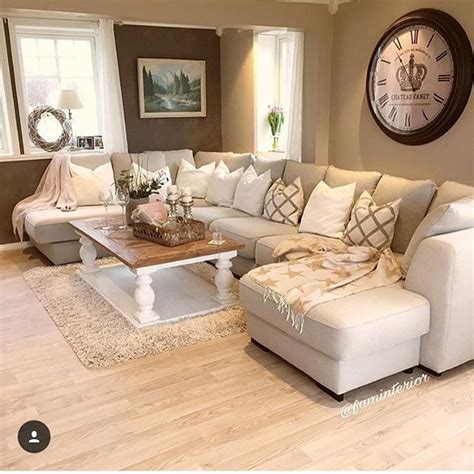 beige sectional living room ideas - Candyce Isbell