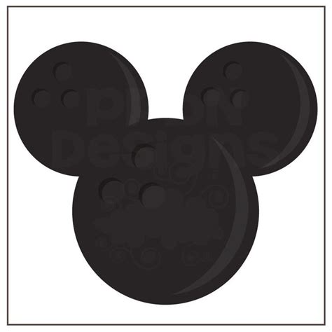 Mickey Ears Svg - Mickey Mouse Ears Vector at GetDrawings | Free download