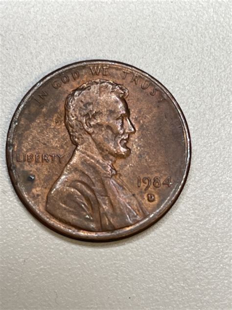 1984 D Lincoln Memorial Penny Error (RPM) Repunched Mint Mark | eBay