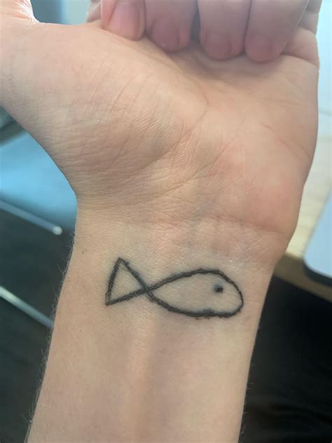 Got a dumb fish tattoo because I’m dumb. I have been made aware of