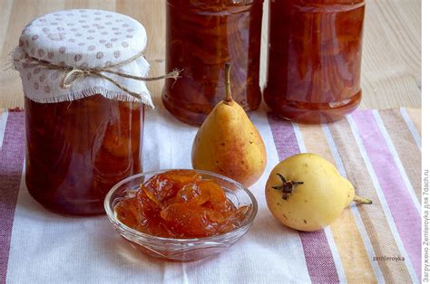 Густое грушевое варенье с апельсином и соком лимона. Пошаговый рецепт с ...
