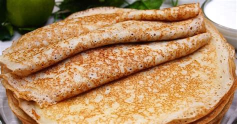 Тонкие блины без дрожжей и соды - Со Вкусом