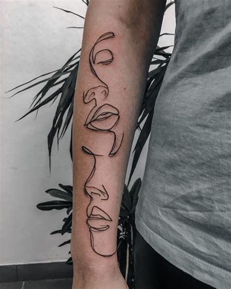 Single Line Face Tattoo Designs: Minimalistic Masterpieces that Will ...
