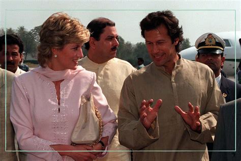 How did Princess Diana know Imran Khan, and what happened to him