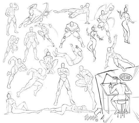 20 Cool Comic Book Poses by RAM by robertmarzullo on DeviantArt