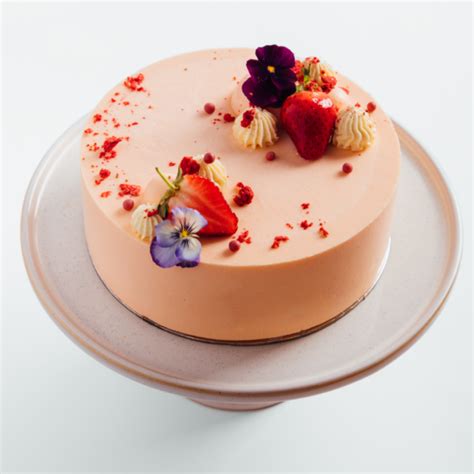 Buy Lychee Strawberry Cake - FREE Delivery | MEMO Cakery
