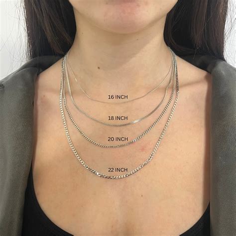 womens  sterling silver chain necklaces minimalist necklaces