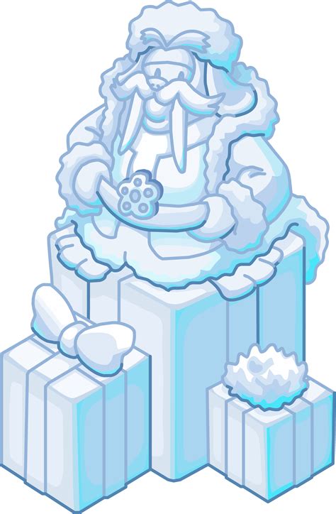 Merry Walrus Snow Sculpture | Club Penguin Wiki | Fandom powered by Wikia