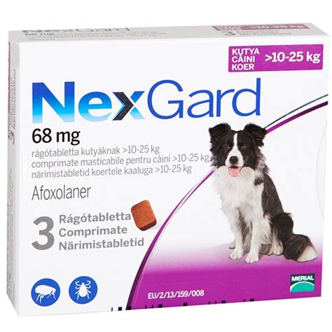 Nexgard L (10 - 25 kg), 3 comprimate: 119,12 RON - PetMart PetShop