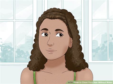 how to clean hair without water