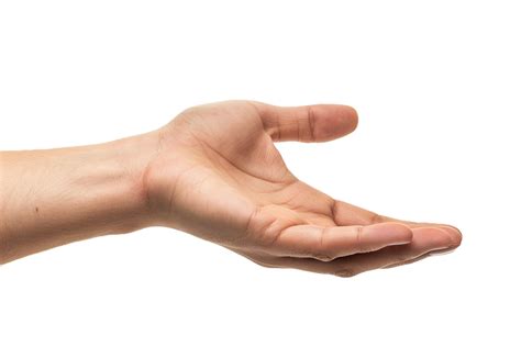 ai generated open human hand png  png