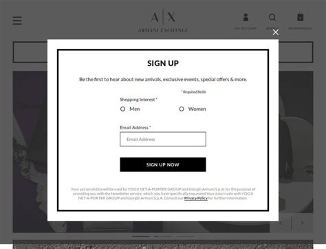 Armani Exchange Coupons & ArmaniExchange.com Discount Codes