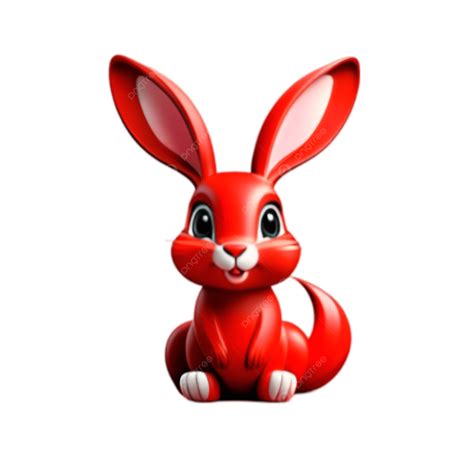 Red Bunny Emoji PNG, Vector, PSD, and Clipart With Transparent
