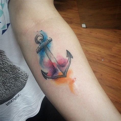 #Anchor #ancora #tattoo #byzanotto #oldfriends #watercolor Mom Tattoos ...