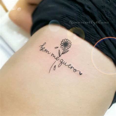 Frase Tattoo Costela - Tatuagem de frase na costela: 50 fotos para você tatuar agora mesmo
