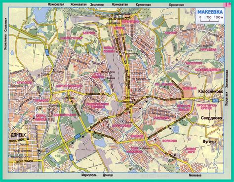 Карта Донецкой области (ДНР) 2023 с городами на весь экран