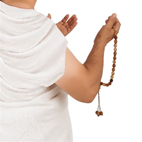 hombre en ihram Orando mientras elevado manos 24215652 PNG
