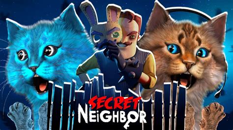 СЕКРЕТ ПРИВЕТ СОСЕД 2 (Secret Hello Neighbor 2) Весёлый Кот и КОТЁНОК ...
