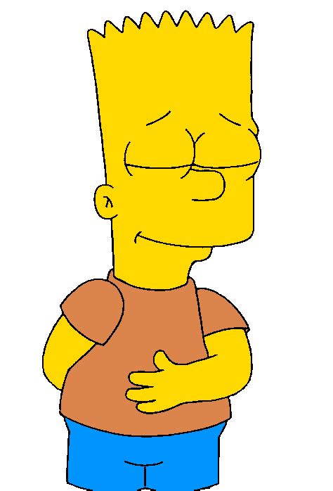 Bart Simpson Face PNG