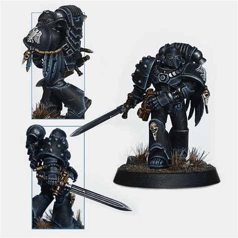 First of my Raven Guard fully complete with proper presentation