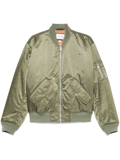 Lacoste Padded Bomber Jacket | Green | FARFETCH
