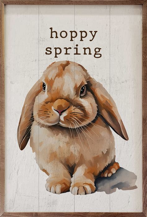 Trinx Hoppy Spring Floppy Ear Bunny White - Wayfair Canada