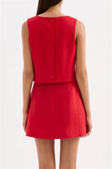 Nude Lucy Marli Linen Top