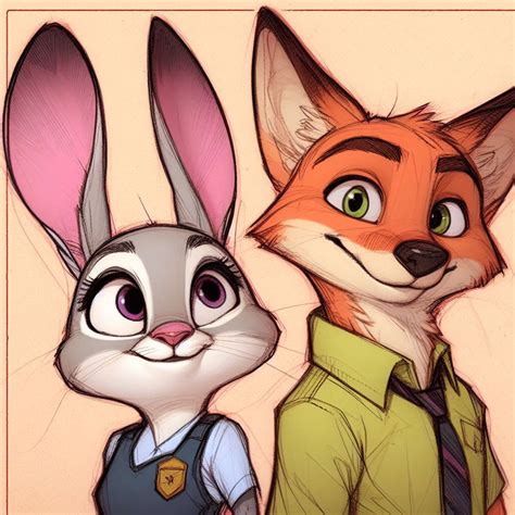 Judy And Nick by Tenshichan1013 on DeviantArt