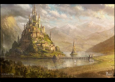fantasy castle art
