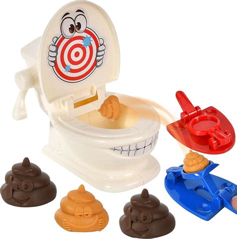 Amazon.com: TOPRADE Creative Toilet Toy, Novelty Poop Shooting Game for