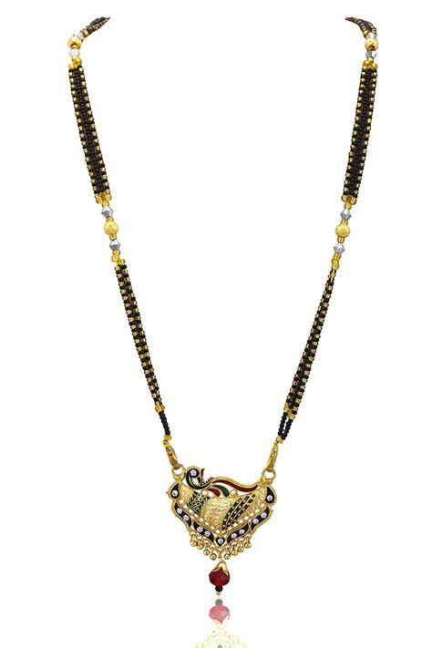 buy handicraft kottage gold plated jewellery mangalsutra pendant
