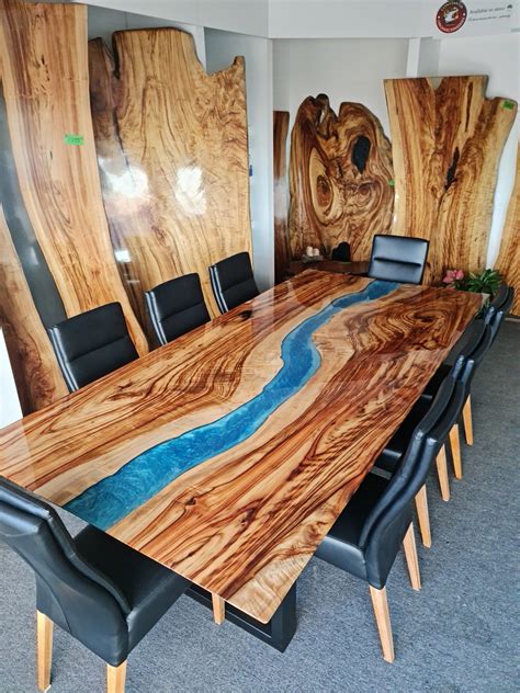 Epoxy Resin River Table Australia | Camphor Slab | Aussie Camphor