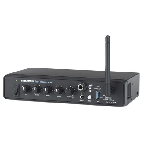 Samson SM4 4-Channel Mixer at Gear4music