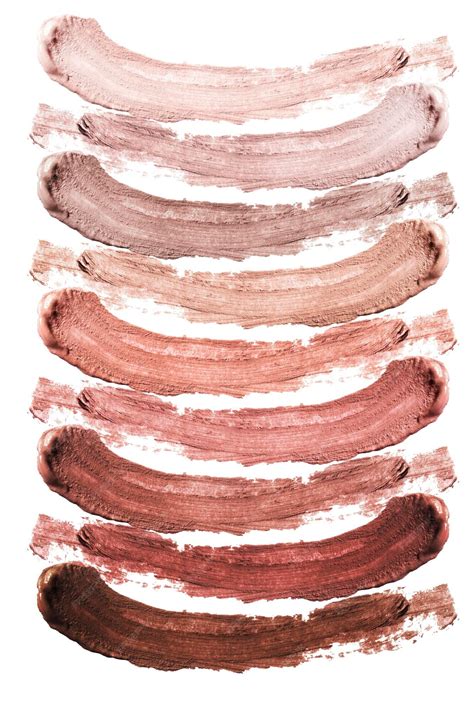 Premium Photo | Foundation swatches palette