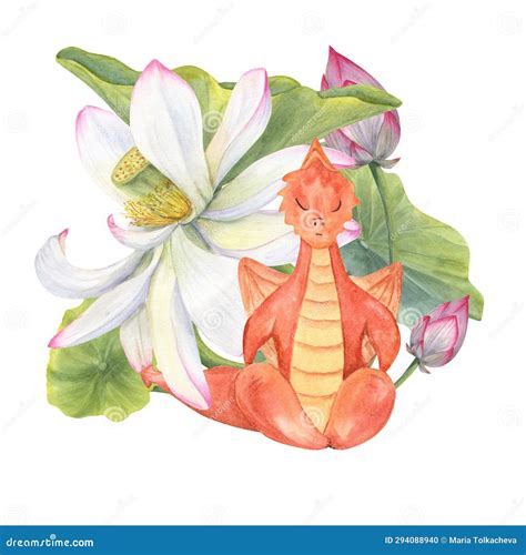 Dragon Lily Vector Illustration | CartoonDealer.com #43739310