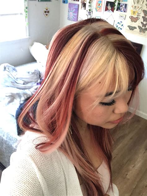 Highlighting Red Hair With Blonde Streaks at Margarito Rosemary blog