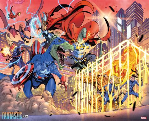 'Fantastic Four' #12 First Look Introduces Dinosaur Avengers from a Parallel World | Marvel