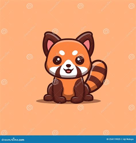 Cute Animated Red Panda Cute Animal Drawings Cute Little Drawings ...