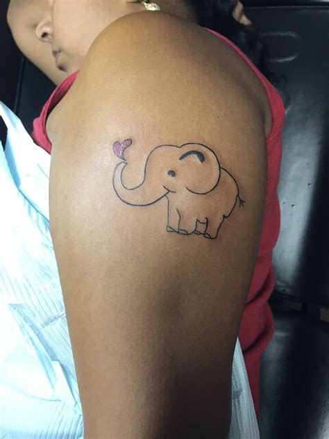 #elephantkisstattoo | Tattoo outline, Elephant tattoo, Tattoos