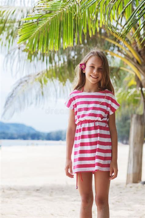 Kid Girl On The Beach Stock Photo - Image: 54290536