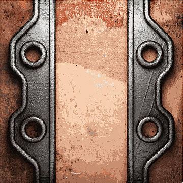 Old Metal Background Border Art Illustration Vector, Border, Art ...