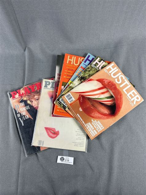 Lot Of Adult Magazines- Hustler & Playboy