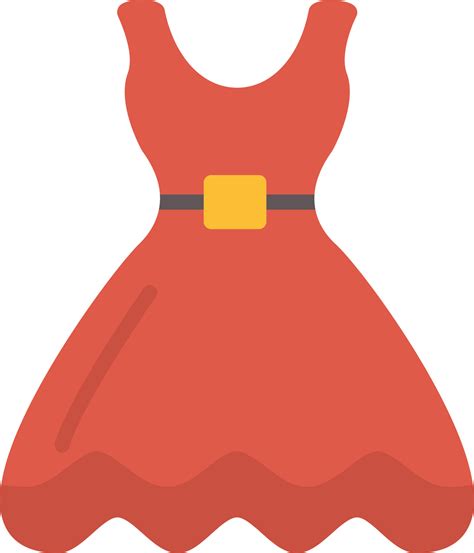 Dress Flat Icon 11670396 Vector Art at Vecteezy