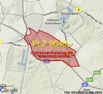 Postleitzahlgebiet 90469 - PLZ