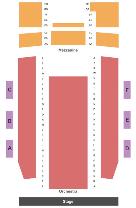 Nancy and David Bilheimer Capitol Theatre Seating Chart | Star Tickets